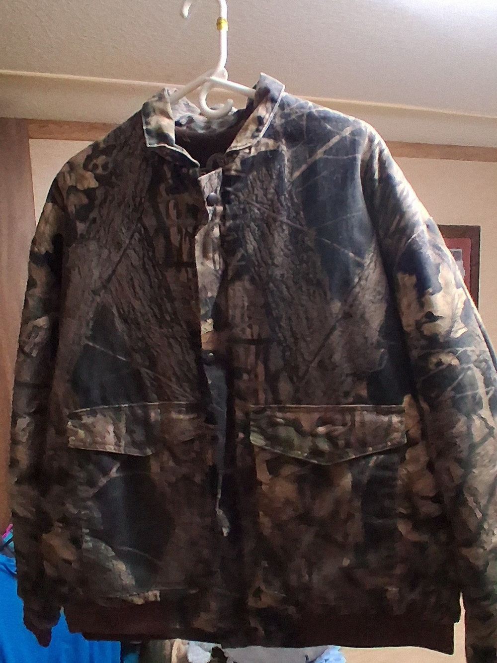 Men's Camouflage Insulated Puffer Jacket - Brown/Green